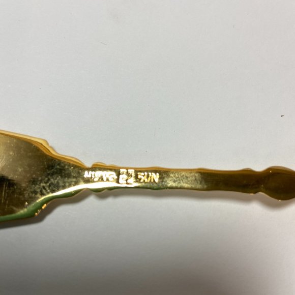 Vintage 1993 Taejon International Expo Collector Spoon Mini Gold plated - Picture 5 of 8